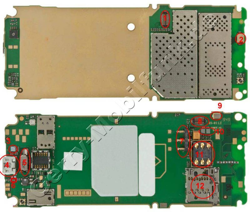 Platinenlayout Nokia C5