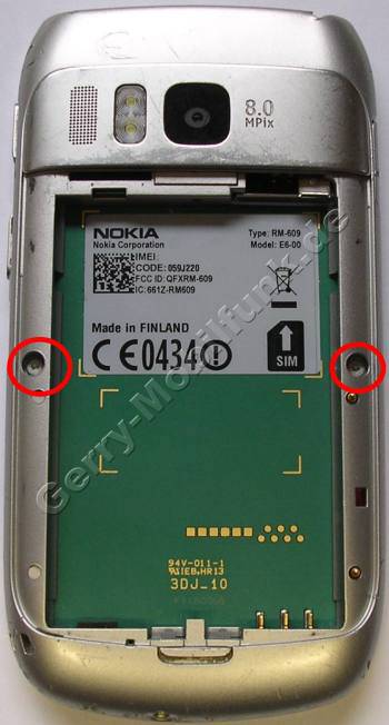 Unterschale Nokia E6-00