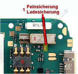 Vibrationsmotor & Simkartenleser & Ladesicherung Nokia N73