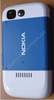 Akkufachdeckel  Original Nokia 5200 blau Batteriefachdeckel E-Cover incl. Kamerascheibe und Akkufachverschluß, Feder zur Befestigung des Deckels am Gerät