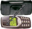 Ledertasche schwarz quer für Nokia 3510 Quertasche