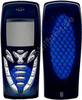 Cover für Nokia 7210 7210i Schlangenhaut blau Zubehör-Oberschale