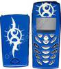 Gravur-Cover fr Nokia 8310 Spike Blau Zubehroberschale nicht original (Oberschale)