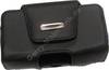 Ledertasche schwarz quer fr SonyEricsson Z600 Hardbox Premium Quertasche