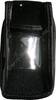 Ledertasche schwarz mit Gürtelclip Samsung D800