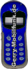 Cover für Alcatel O.T.Easy-DB View-DB Max-DB Club-DB metallicblau Zubehöroberschale nicht original