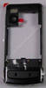 Gehäuserahmen schwarz silber Original Nokia 6500 Slide D-Cover Mittelgehäuse incl. Ladebuchse, Blitzlichtplatine, Akkufachverriegelung Kameraglas, Kamerascheibe, Unterschale, black silver