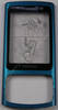 Oberschale petrol Nokia 6700 Slide original A-Cover mit Displayscheibe blau