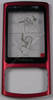 Oberschale red Nokia 6700 Slide original A-Cover mit Displayscheibe rot