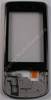 Oberschale schwarz Nokia 6260 Slide original A-Cover mit Displayscheibe black