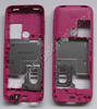 Unterschale pink Nokia 3500 Classic original B-Cover Gehäuserahmen incl. Powerkey, Tastenmatte Ein/Aus, Lautstärketaste, Mikrofon, Ladebuchse, Simkartenhalter