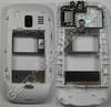 Unterschale, Gehäuseträger weiß Nokia Asha 302 original B-Cover white mit Simkartenhalter, Kamerascheibe, Akkufach-Verschluß