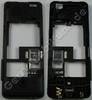 Unterschale, Gehäuseträger schwarz Nokia 206 DualSim original D-Cover black