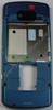 Unterschale, Gehäuseträger blau Nokia 700 original D-Cover peacock, Gehäuseträger, incl. Kamerascheibe, Kameralinse, Seitentasten ( Lautstärketaste, Sperrtaste, Kamerataste, Fototaste) interne Antenne