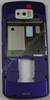 Unterschale, Gehäuseträger lila Nokia 700 original D-Cover purple, Gehäuseträger, incl. Kamerascheibe, Kameralinse, Seitentasten ( Lautstärketaste, Sperrtaste, Kamerataste, Fototaste) interne Antenne
