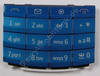 Tastenmatte blau Nokia X3-02 original Tastaturmatte petrol blue