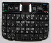 QWERTZ Tastenmatte schwarz Nokia E63, Tastatur midnight black deutsche Belegung
