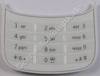 Tastenmatte weiss Nokia C2-03 original Tastatur white latin