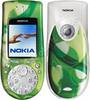SKR-327 Original Nokia 3650 Cover Green Botanical Funk (Oberschale)