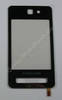 Touchpanel Samsung F480 original Displayscheibe schwarz für silbernes Gerät