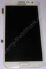 Touchtpanel, Display ceramic white Displaymodul Samsung N7100 Galaxy Note2 Displayscheibe, weiss, incl. Oberschale und Displayrahmen, Displayglas