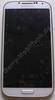 Display weiss, Displaymodul Samsung i9505 Galaxy S4 LTE Displayscheibe, Touchpanel white, incl. Oberschale und Displayrahmen, Displayglas white