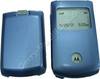 Oberschale original Motorola T720 T720i metal blue incl. Akkufachdeckel