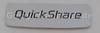 Label Quick Share aluminium SonyEricsson K750i Quickshare