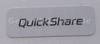 Quickshare Label weiss SonyEricsson Z520i