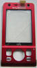 Oberschale rot SonyEricsson W910i original Front Cover mit Displayscheibe