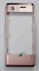 Unterschale pink, Gehuserahmen SonyEricsson W595i Backcover, Akkutrger peach pink