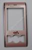 Oberschale vom Display pink SonyEricsson W595i A-Cover peach pink