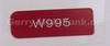 Logolabel rot SonyEricsson W995i original Logobatch, Logo Label red