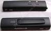 Linke und Rechte Einfassung vom Cover schwarz Nokia 5700 original Seitenabdeckung mit seitlichen Tasten, Lautstärketasten, Sietenblende