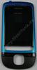 Oberschale mit Displayscheibe blau Nokia C2-05 original A-Cover beacock blue