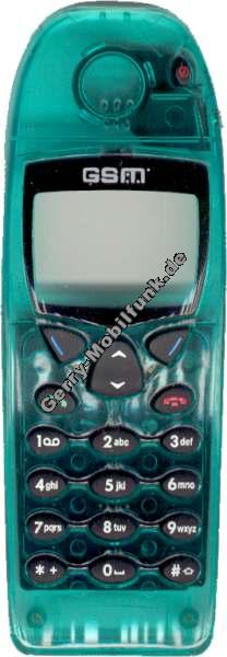 Oberschale fr Nokia 6110 Grntransparent +Tastenmatte schwarz Zubehroberschale nicht original (cover)