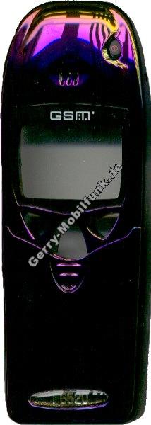 Oberschale fr Nokia 5110 5130 Chrom Ch.blue purple (6520)Schieber Zubehroberschale nicht original (cover)