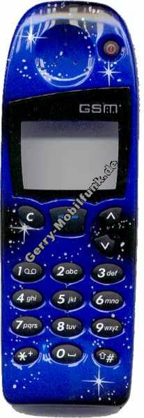 Oberschale fr Nokia 5110 5130 Airbrushoptik Galaxy blau Zubehroberschale nicht original (cover)