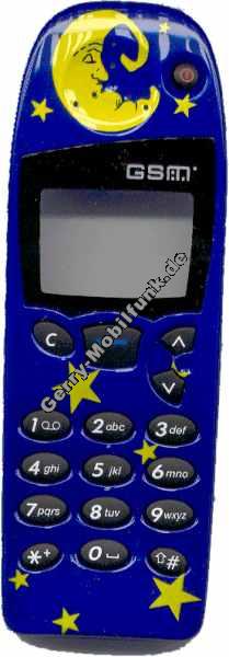 Oberschale fr Nokia 5110 5130 Airbrushoptik Mond&Sterne Zubehroberschale nicht original (cover)