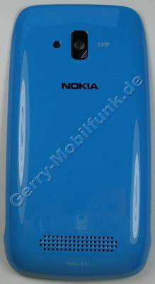 Akkufachdeckel cyan Nokia Lumia 610 original Batteriefachdeckel blau