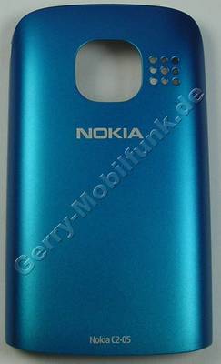 Akkufachdeckel blau Nokia C2-05 original Batteriefachdeckel peacock blue