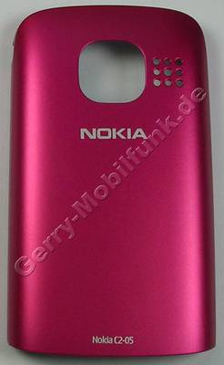 Akkufachdeckel pink Nokia C2-05 original Batteriefachdeckel