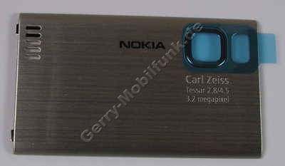 Akkufachdeckel silber Original Nokia 6500 Slide Batteriefachdeckel