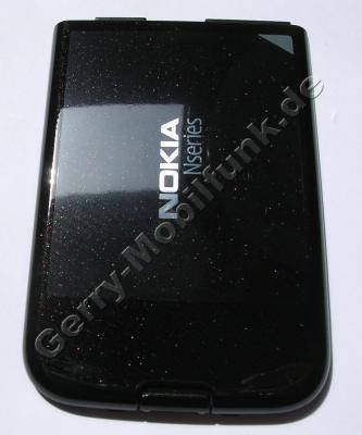 Akkufachdeckel Nokia N85 schwarz, original Batteriefachdeckel black