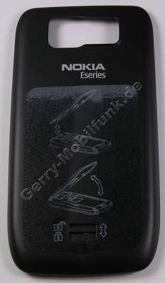 Akkufachdeckel schwarz Nokia E63 original Batteriefachdeckel black