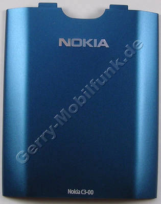 Akkufachdeckel blau Nokia C3-00 original B-Cover blue Batteriefachdeckel