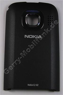 Akkufachdeckel schwarz Nokia C2-03 original B-Cover Batteriefach chrome black Akkufachdeckel schwarz Nokia C2-03 original B-Cover Batteriefach chrome black
