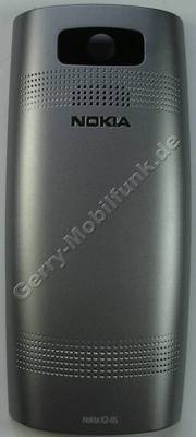 Akkufachdeckel silber Nokia X2-05 original Batteriefachdeckel silver