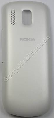 Akkufachdeckel wei Nokia Asha 202 original Batteriefachdeckel white, B-Cover