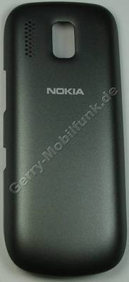 Akkufachdeckel dunkelgrau Nokia Asha 203 original Batteriefachdeckel dark grey, B-Cover
